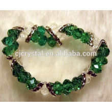 synthetic green quartz rough bracelet,crystal bracelet,bracelet